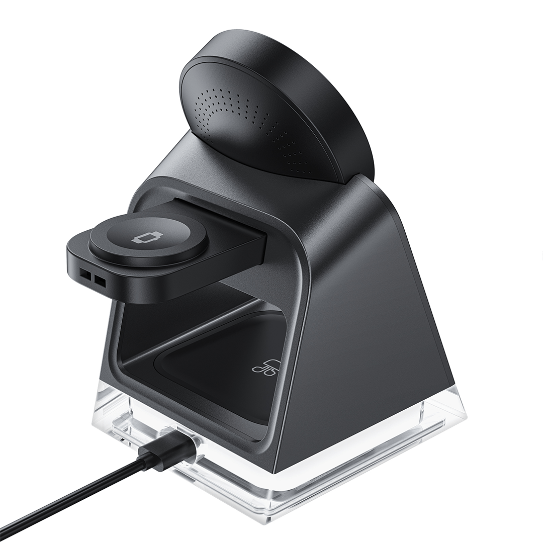 AceFast 3-in-1 Fast Wireless Charging Desktop Holder (20.5W)