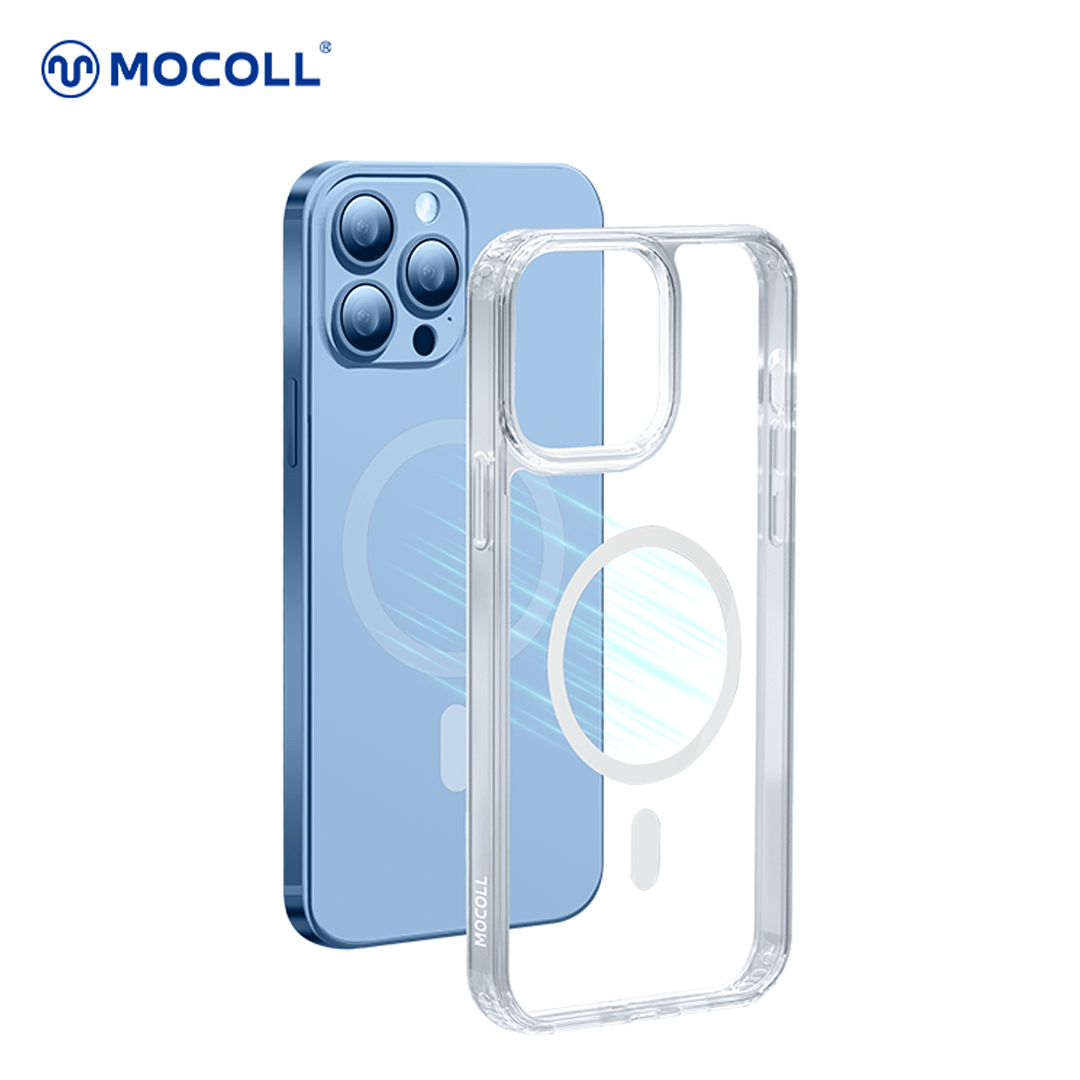 MOCOLL Crystal IV Series MagSafe Case for iPhone 15 Series