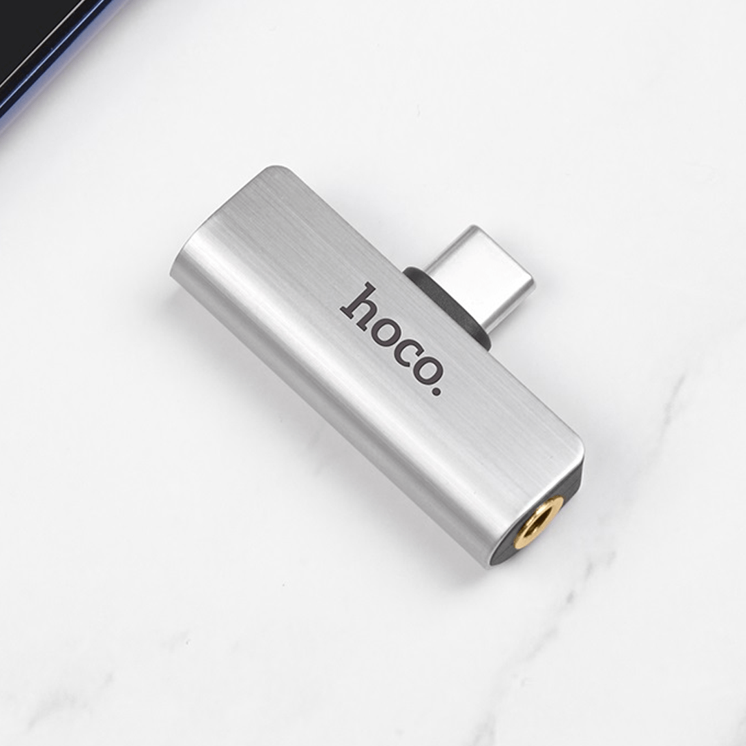 HOCO 2-in-1 USB-C Audio Convertor
