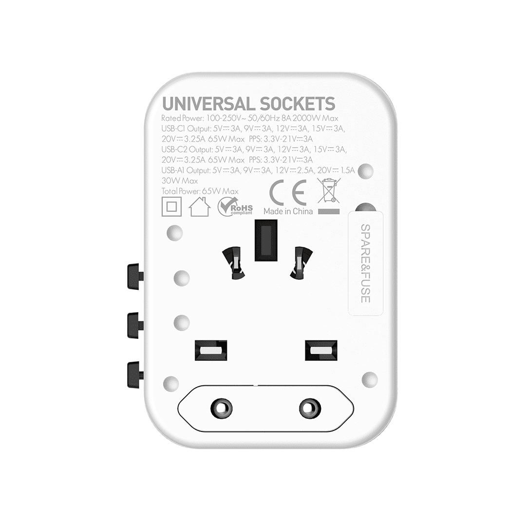 LDNIO 65W GaN Universal Travel Adapter