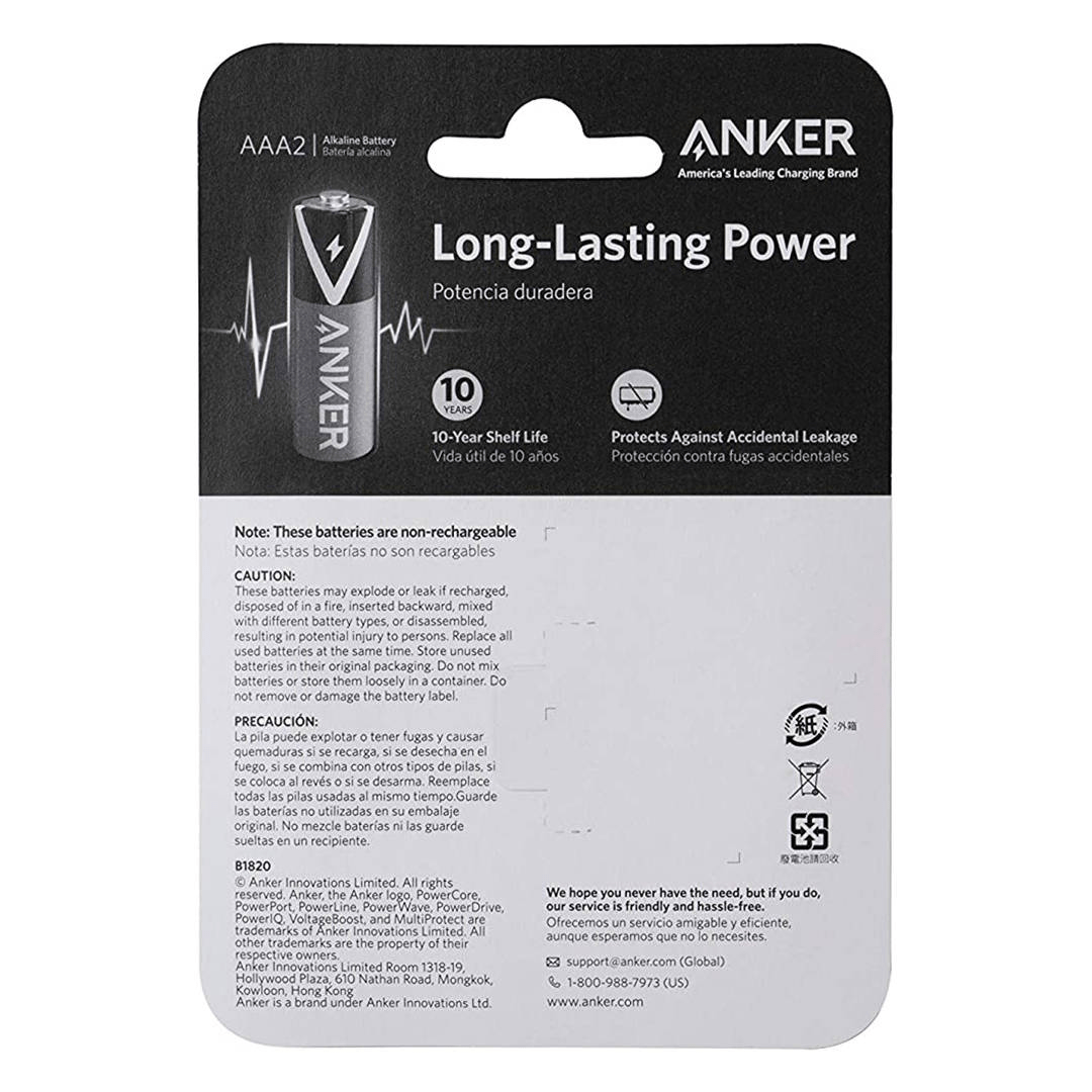 Anker Alkaline Batteries (2 Pack)