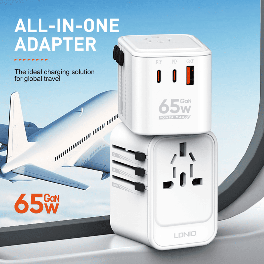 LDNIO 65W GaN Universal Travel Adapter