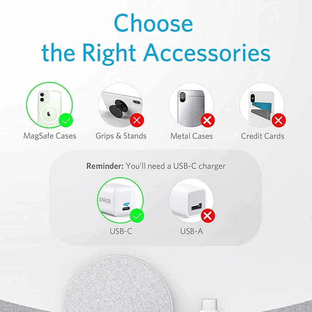 Anker PowerWave Select+ Magnetic/Magsafe Charging Pad