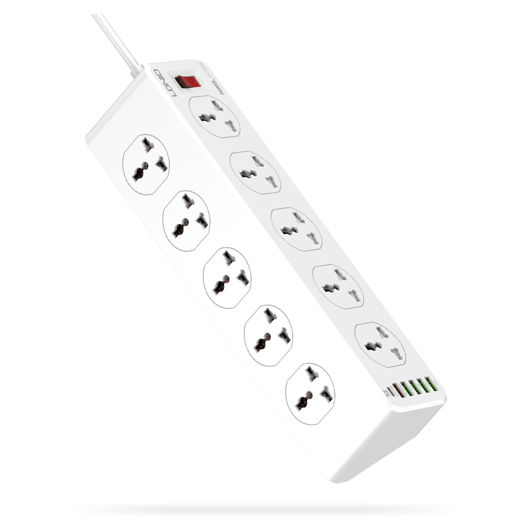 LDNIO USB-A and USB-C PD Fast Charging with 10-Outlet Surge Protection Power Strip