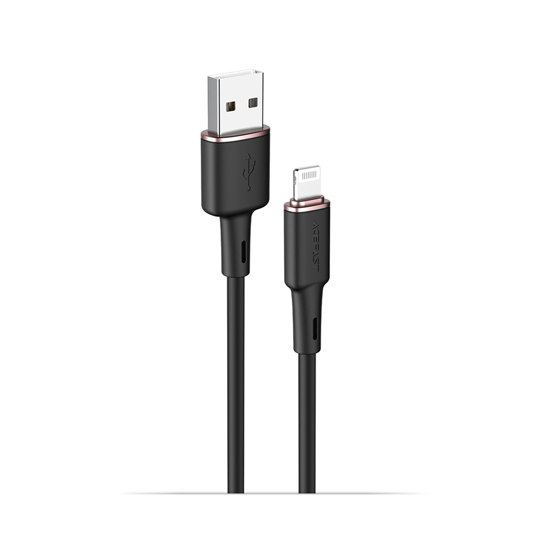 AceFast USB to Lightning Zinc Alloy Silicone Cable (1M)