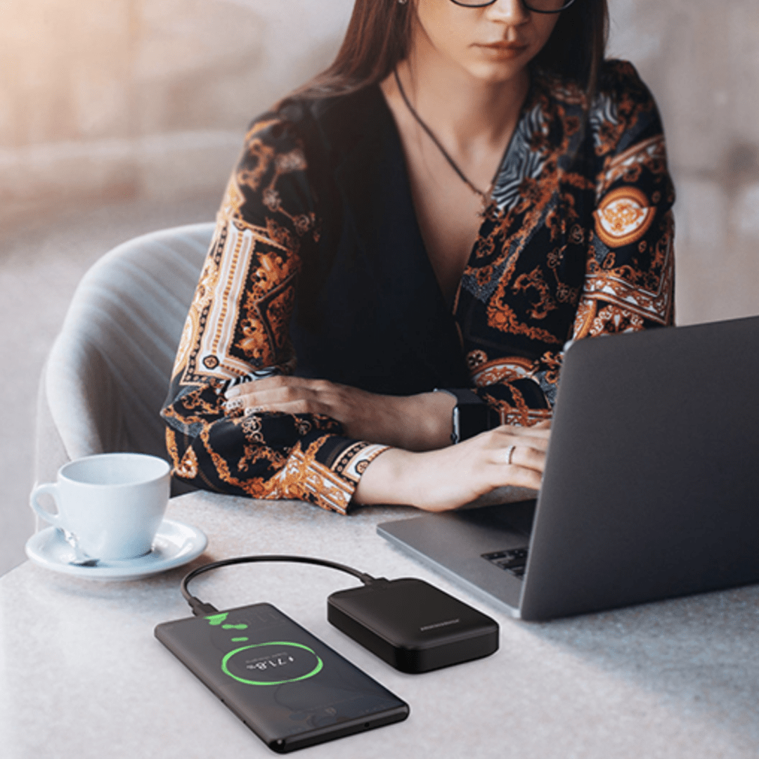 RockRose Ebony 10 - 10000mAh Fast Charging PowerBank