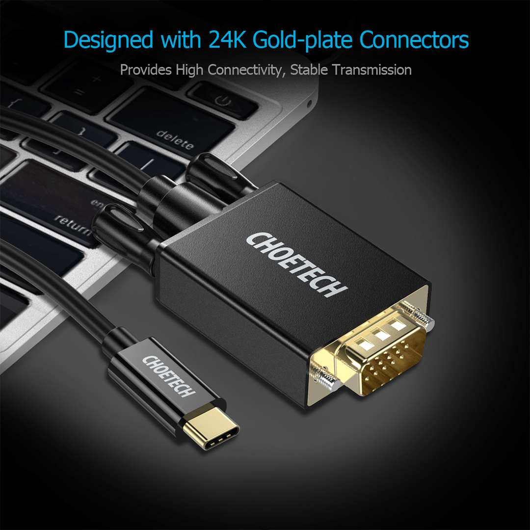 CHOETECH USB-C to VGA Cable