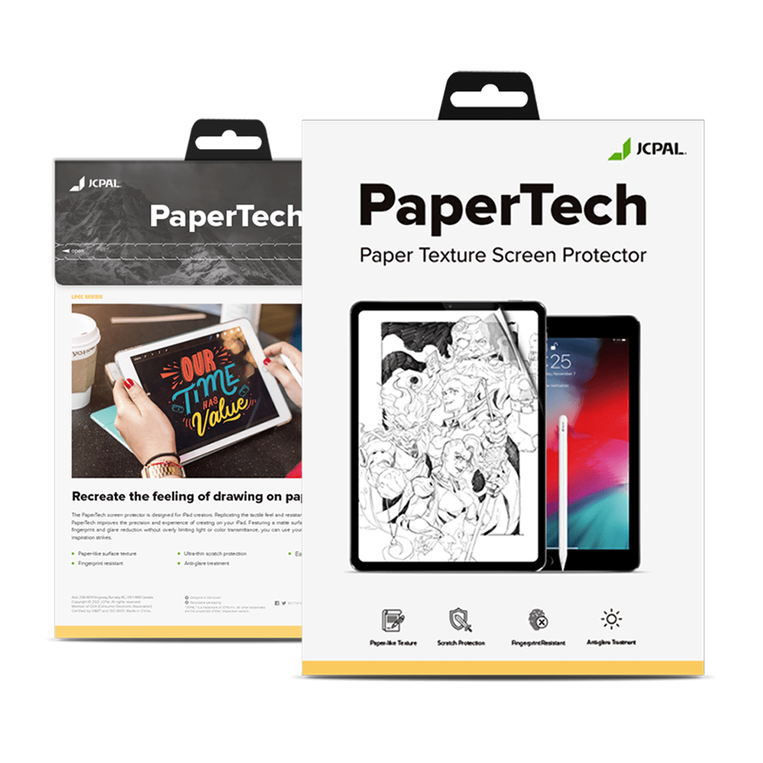 JCPAL PaperTech Protectors for iPad