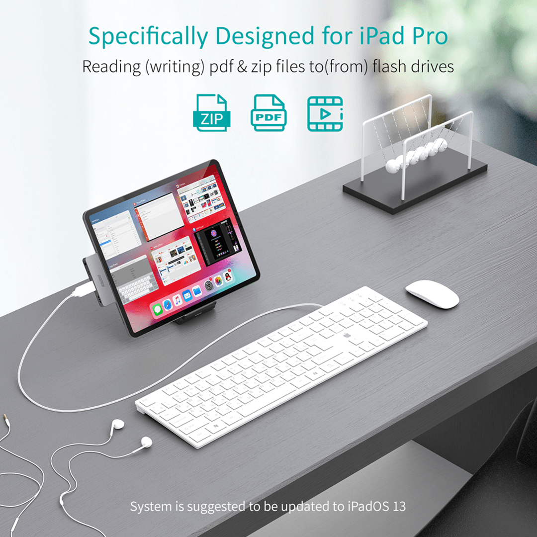 CHOETECH 4-in-1 USB-C Hub for iPad