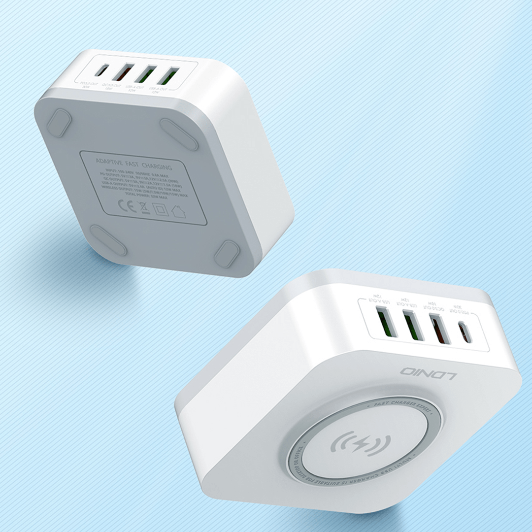 LDNIO 32W Desktop Wireless +QC3.0/PD 30W Fast Charger