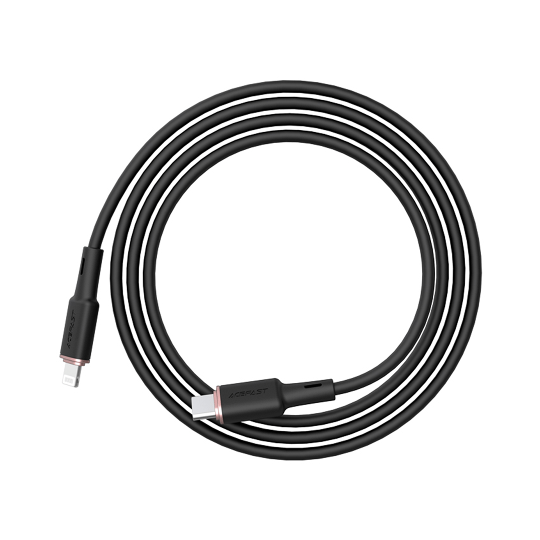 AceFast USB-C to Lightning Zinc Alloy Silicone Cable (1M)