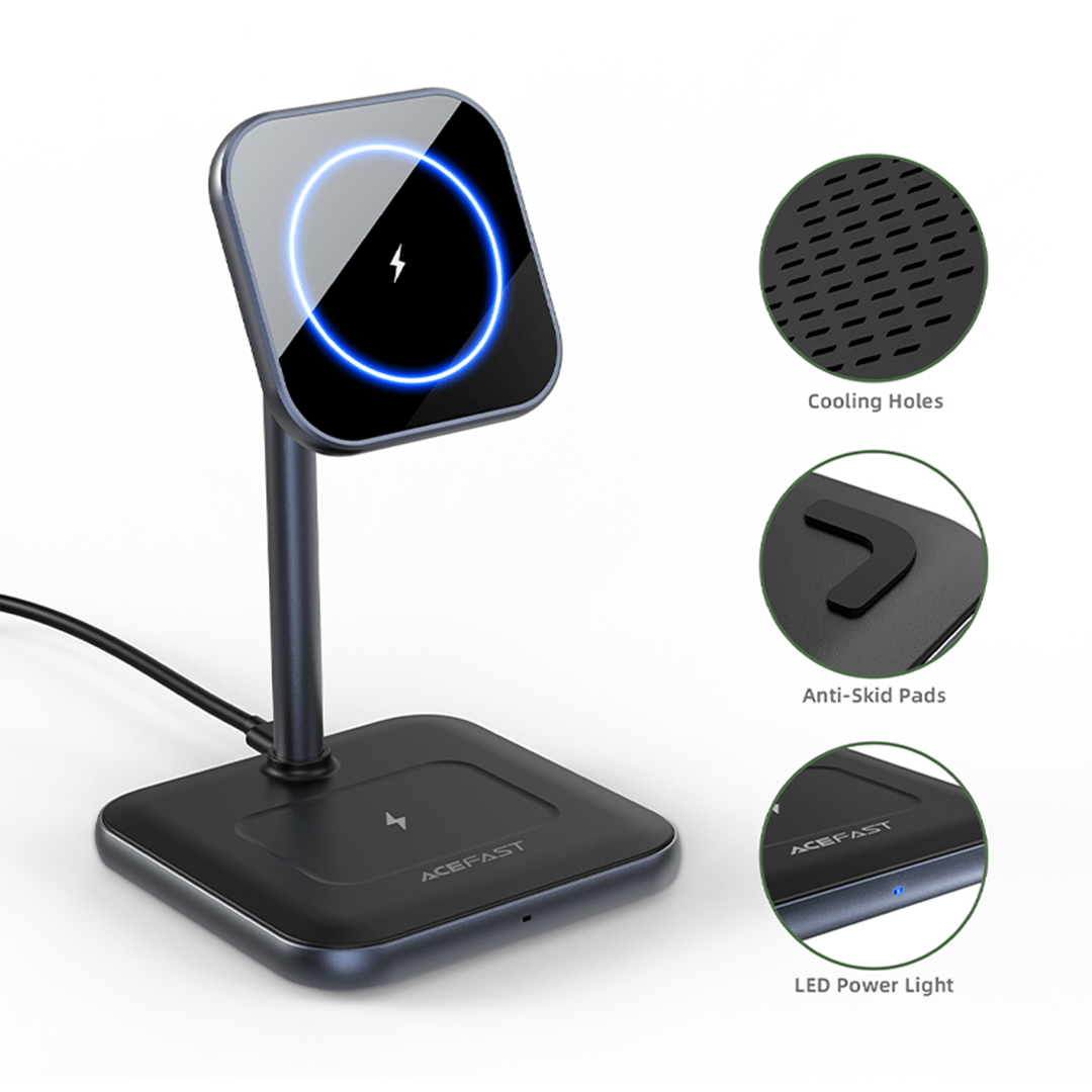 AceFast 2-in-1 Wireless 15W Fast Charging Stand