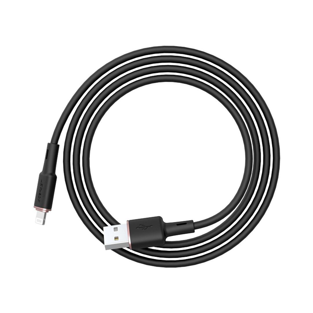 AceFast USB to Lightning Zinc Alloy Silicone Cable (1M)