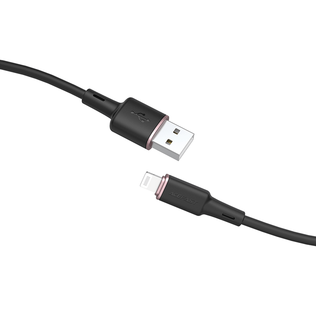 AceFast USB to Lightning Zinc Alloy Silicone Cable (1M)