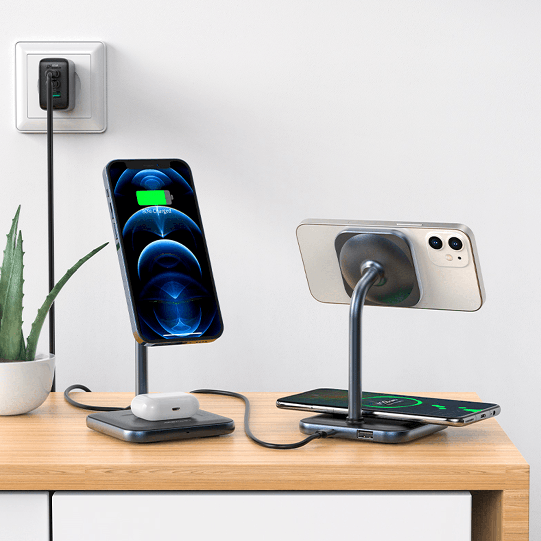 AceFast 2-in-1 Wireless 15W Fast Charging Stand