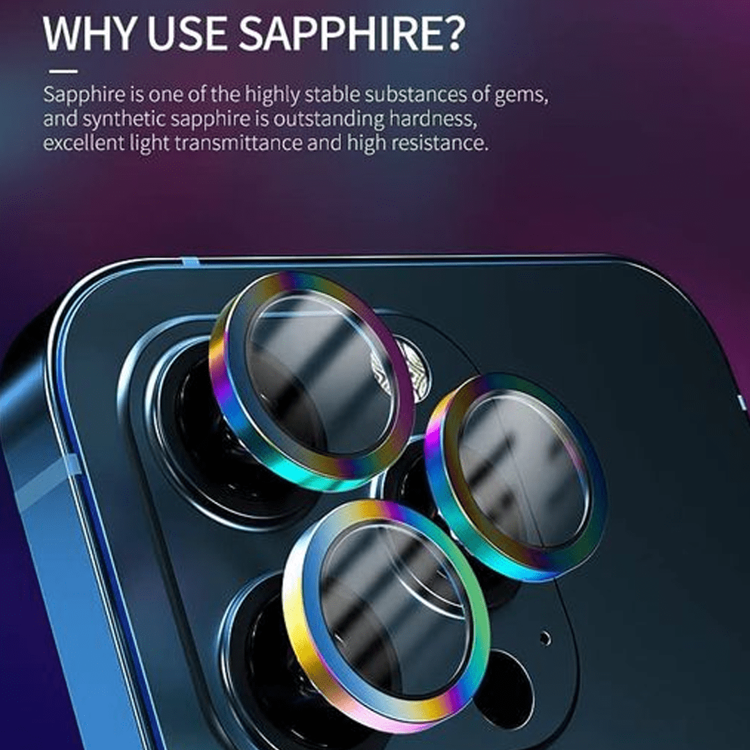 MOCOLL Opal Sapphire Lens Protector for iPhone 13 Pro / 13 Pro Max