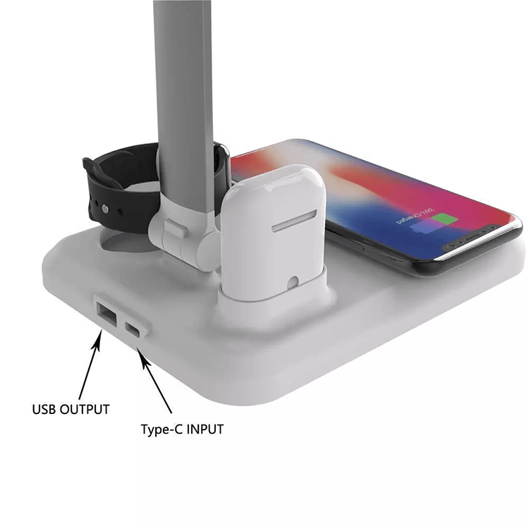 4 in 1 AppleMate Wireless Desktop Lamp Charger - Add-on™ Store