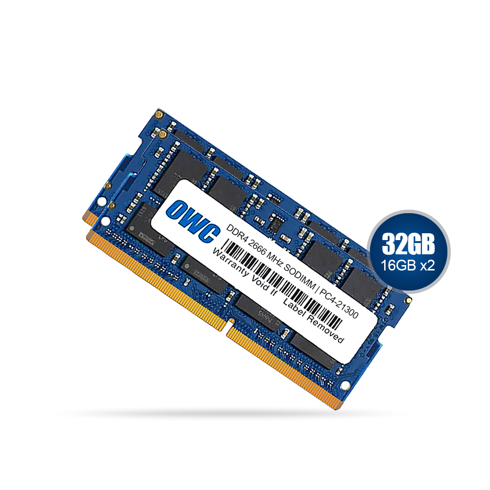 32GB DDR4 2666MHz SODIMM Memory Upgrade Kit (2x16GB)
