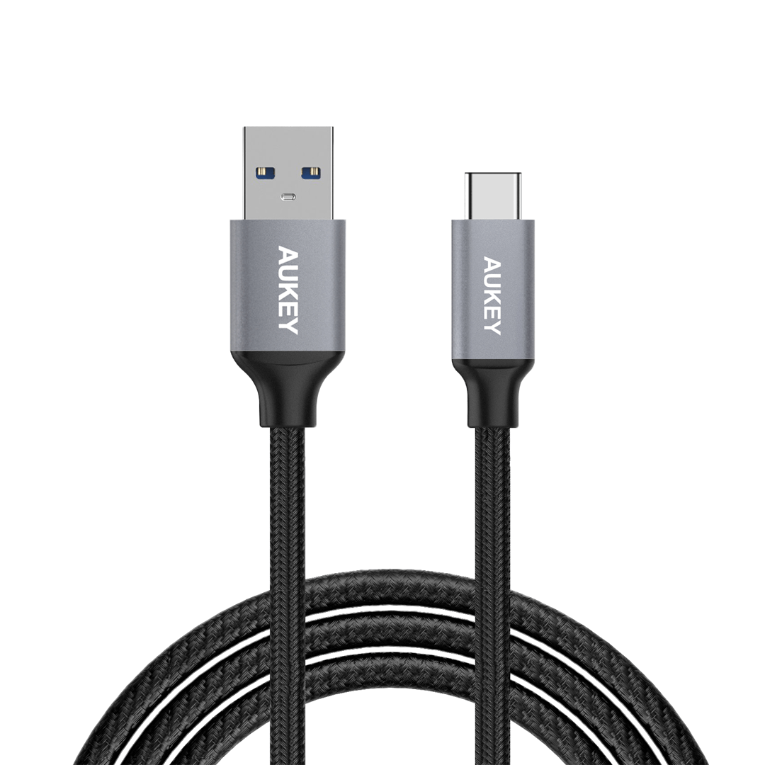 AUKEY® USB 3.0 to USB-C (Type C) Nylon Braided Cable (3.3ft) - Add-on™ Store