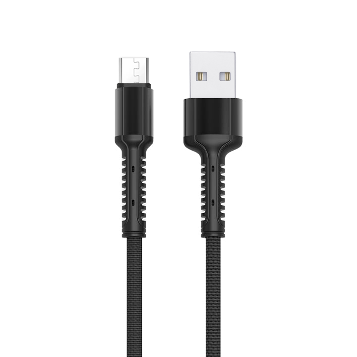 LDNIO Aluminum Alloy Kelvar USB to Micro-USB Cable (2M)