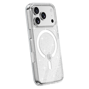 WLONS Transparent Glitter Optical Magnetic Case for iPhone 17 Series