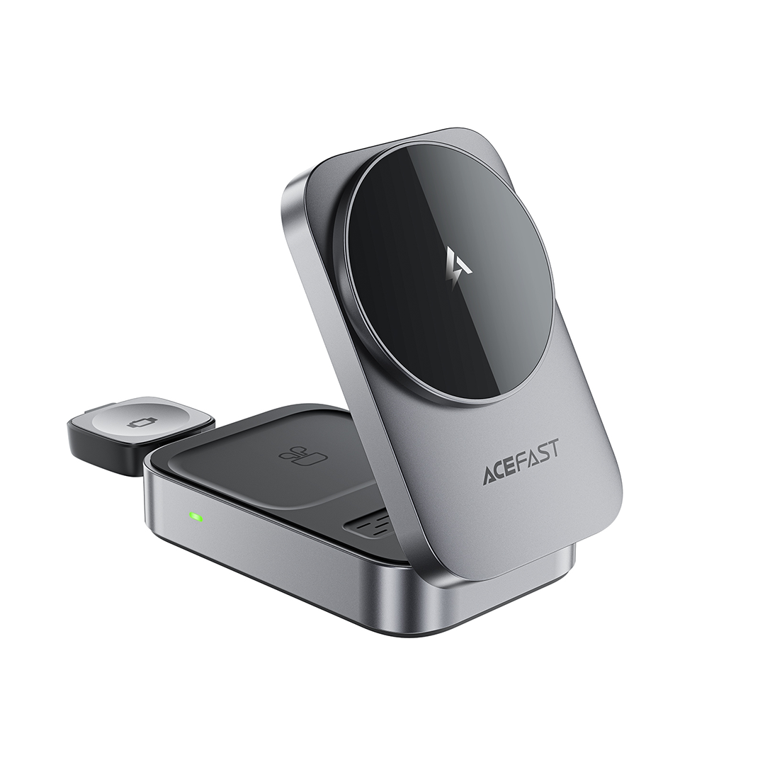 AceFast 3-in-1 Foldable Fast Wireless Desktop Charging Stand (22.5W)