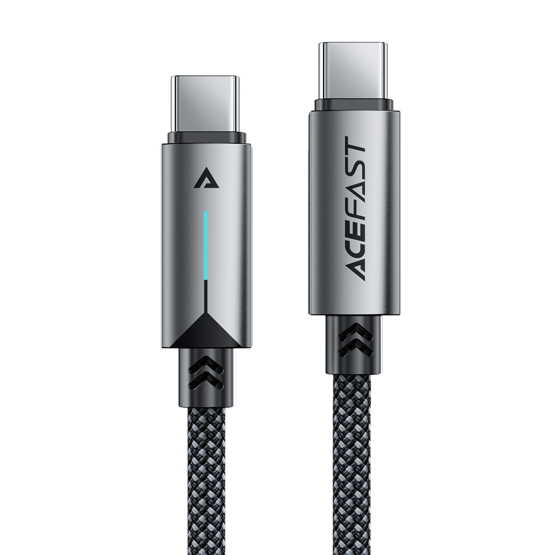 AceFast PD 60W USB-C Fast Charging Aluminum Alloy Braided Power Indicating Cable (1.2M)