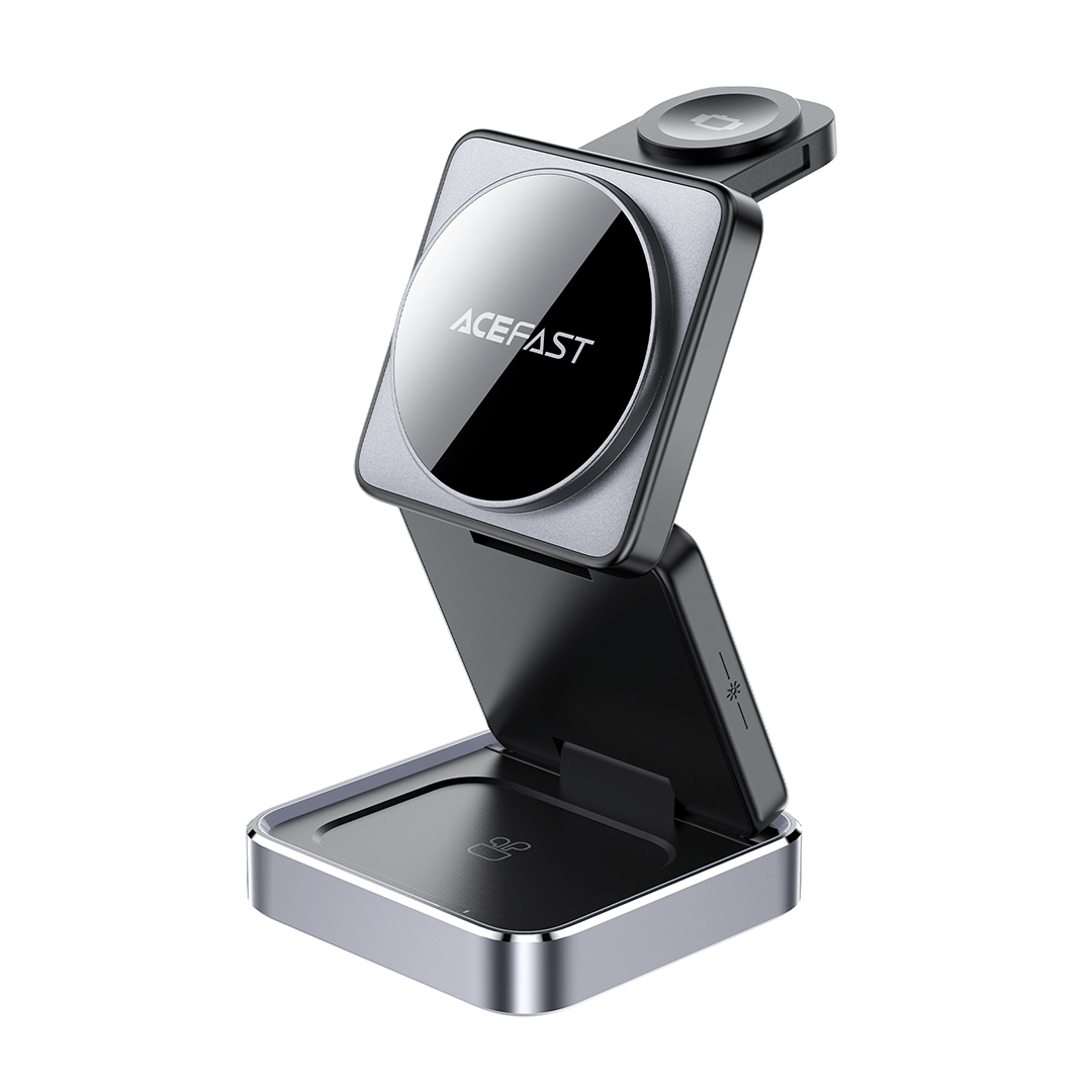 AceFast 3-in-1 Fast Wireless Charging Desktop Holder (23W)