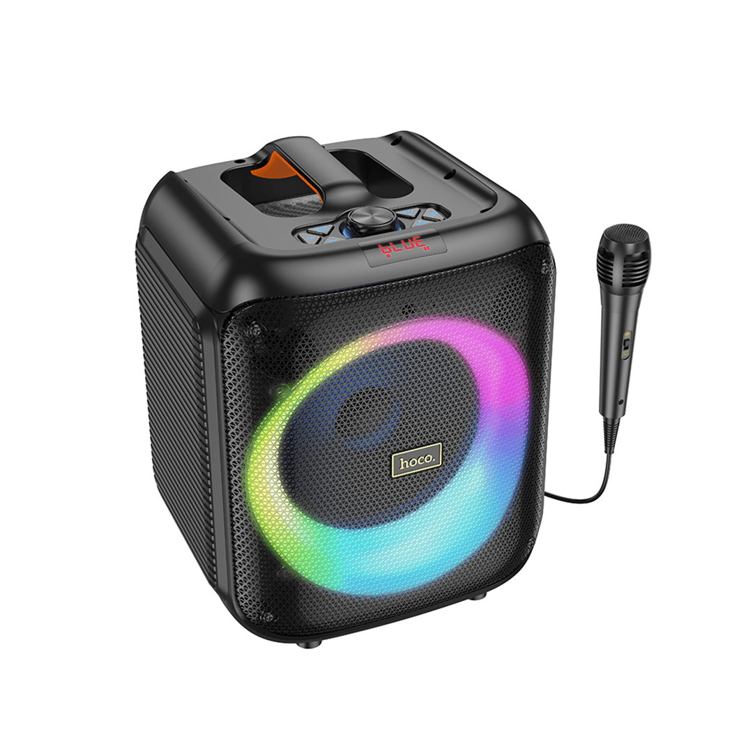 HOCO Graceful Wireless Karaoke Bluetooth Speaker with Wired Microphone