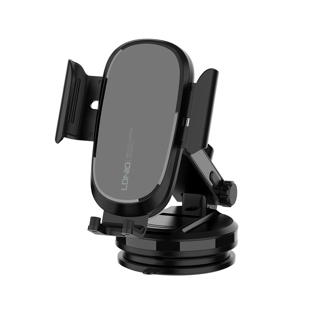 LDNIO 15W Wireless Charging Car Mount with Auto Clamp