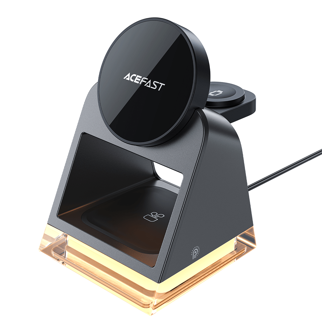 AceFast 3-in-1 Fast Wireless Charging Desktop Holder (20.5W)