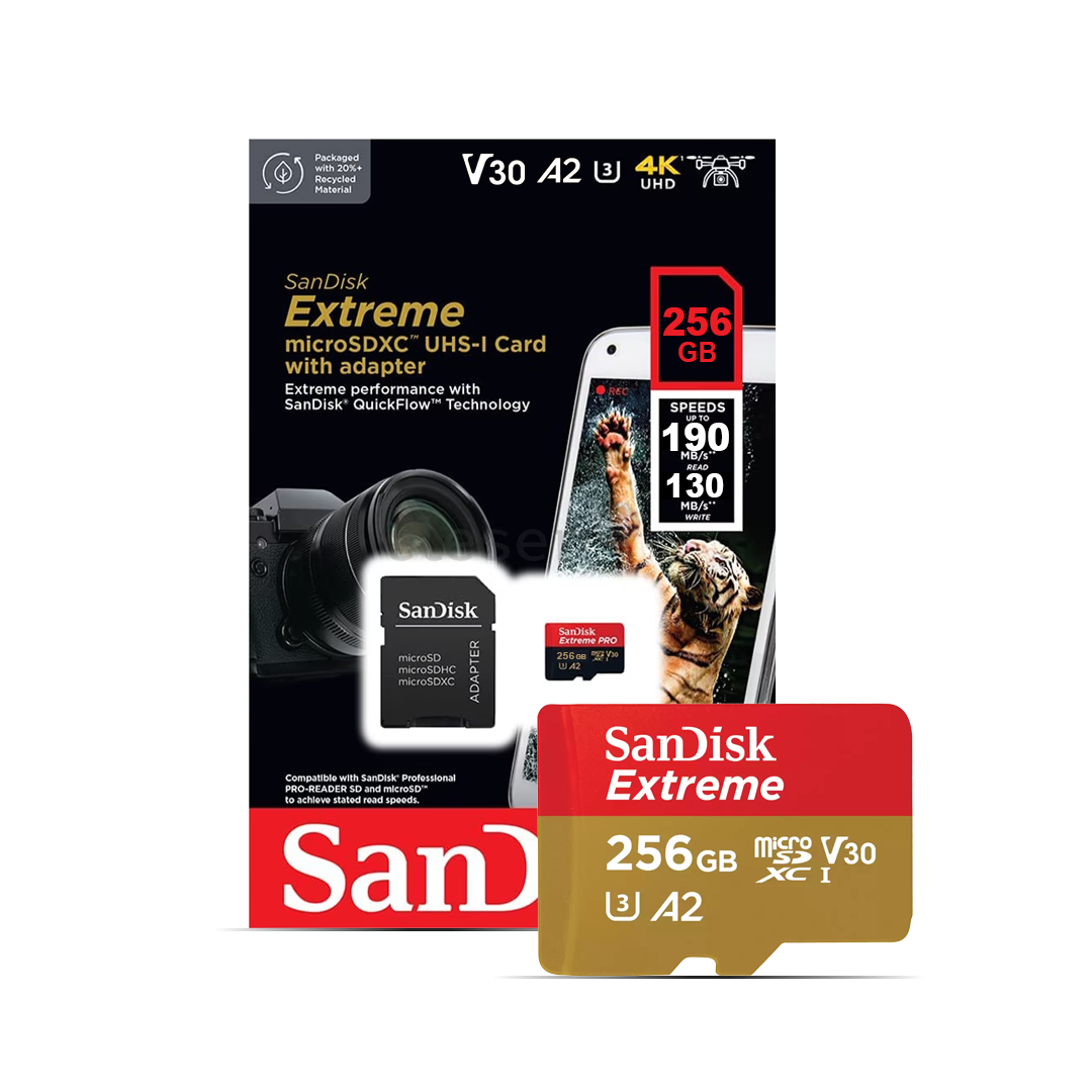 SanDisk Extreme SDXC UHS-1 Micro-SD Card