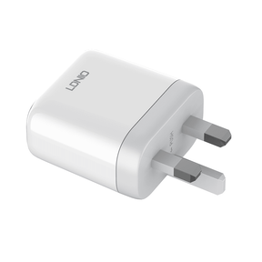 LDNIO 35W Dual USB-C MFI Certified Fast Charger (UK)