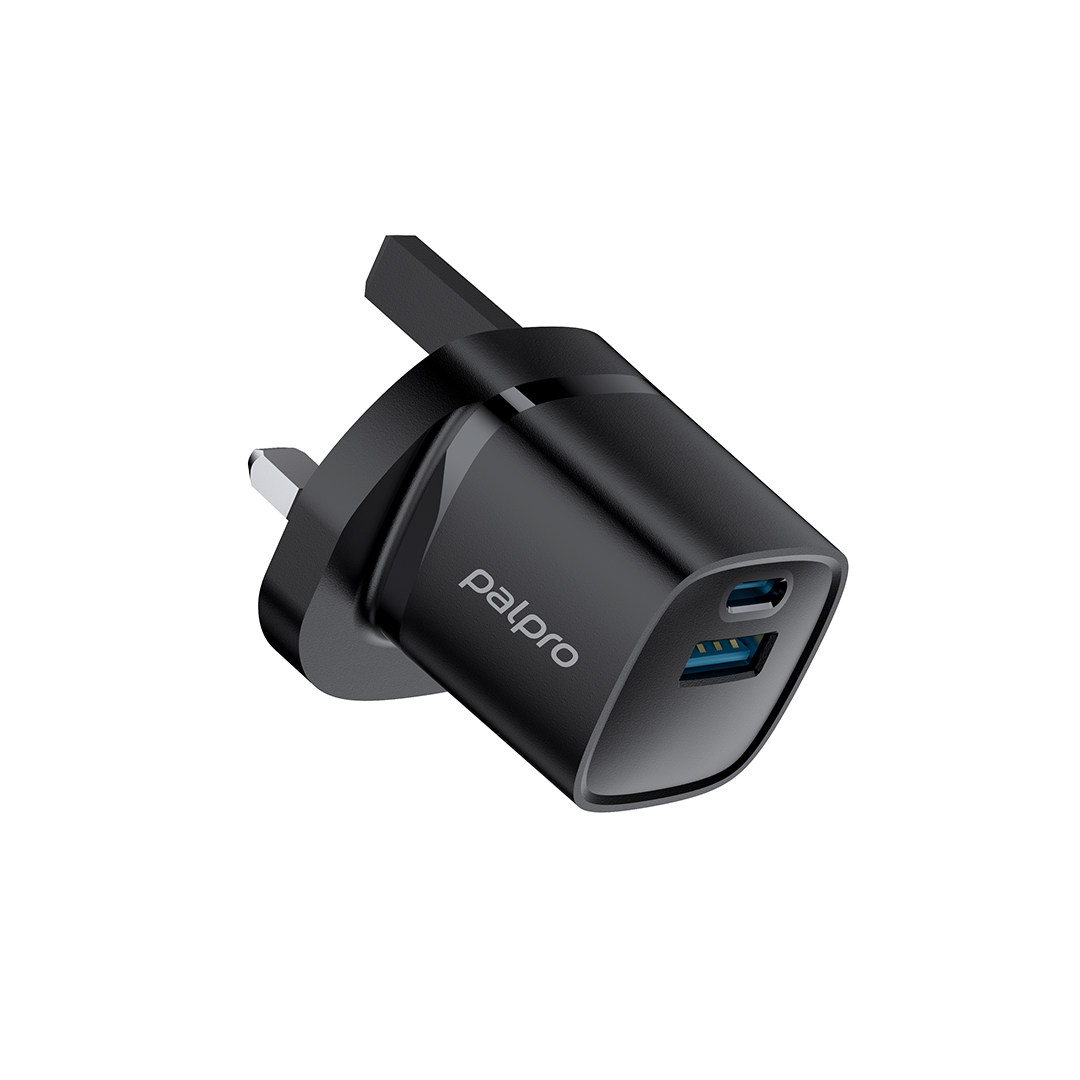 Palpro 30W GaN Dual Port USB-C+USB-A PD Charger