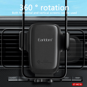 Earldom 15W Wireless Car Charger / Holder with Suction Cup