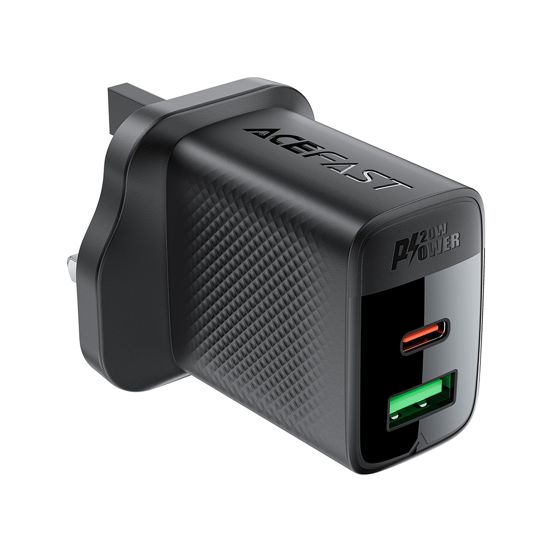 AceFast PD20W Dual USB-C / USB-A Fast Charger (UK)