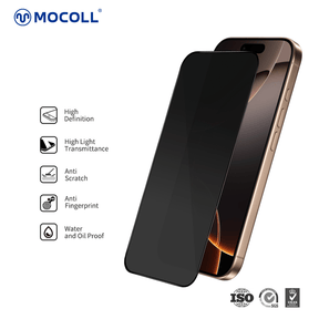 MOCOLL 2.5D Full Cover Privacy Tempered Glass for iPhone 16 Series