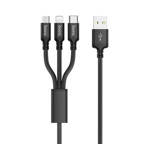 HOCO Times Speed 3-in-1 Charging Cable (25CM)