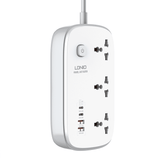 LDNIO 65W 2 x USB-C / 2 x USB-A Power Socket (UK)