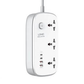 LDNIO 65W 2 x USB-C / 2 x USB-A Power Socket (UK)