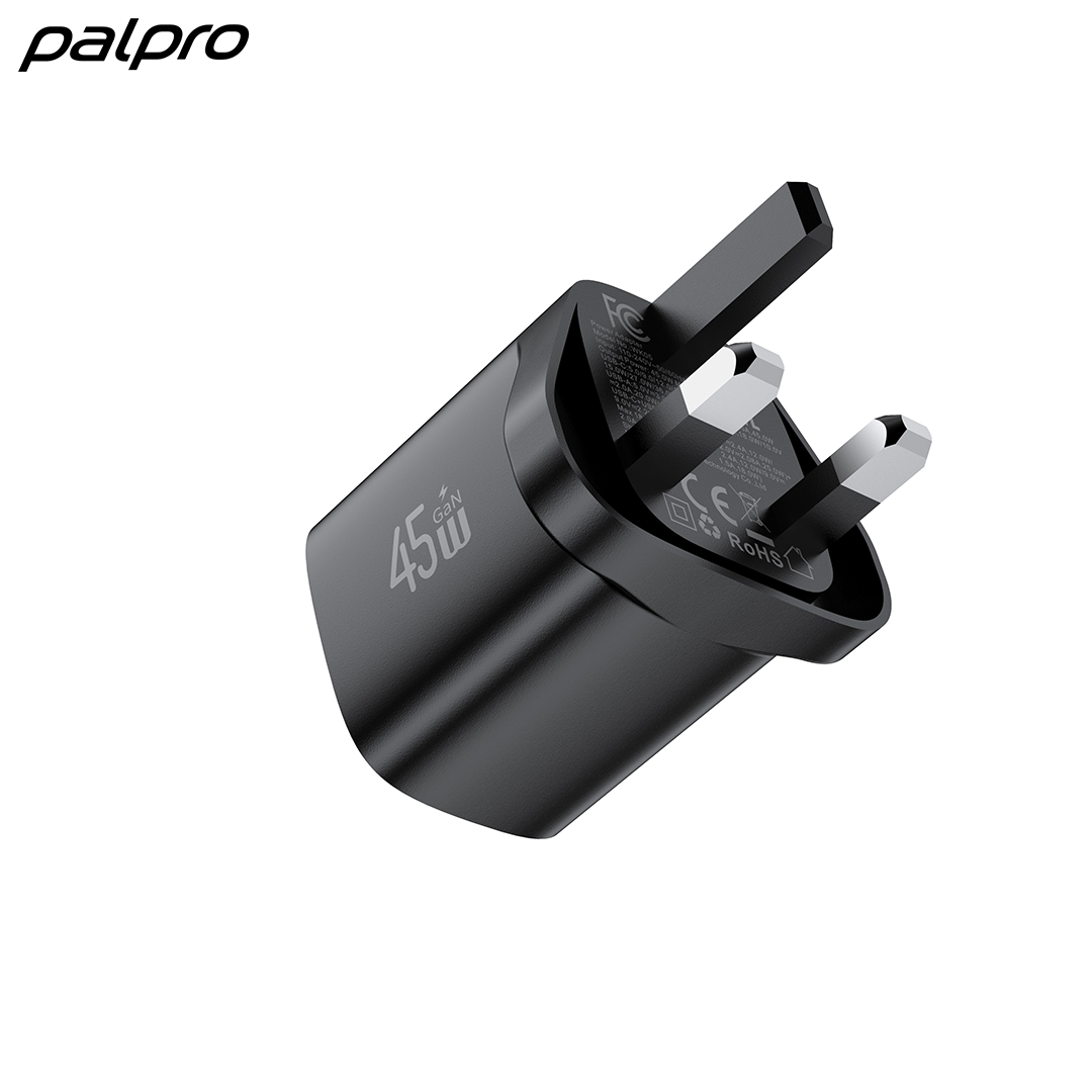 Palpro 45W GaN Dual Port USB-C+USB-A PD Charger
