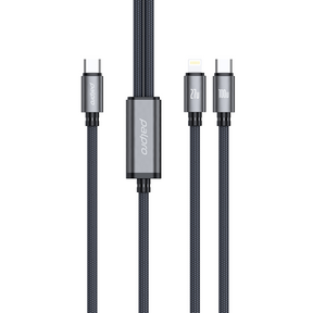 Palpro 2-in-1 USB-C Fast Charging Braided Cable (1.2m)