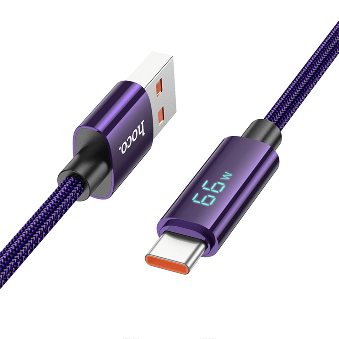HOCO USB-C Benefit Fast Charging Cable with Display