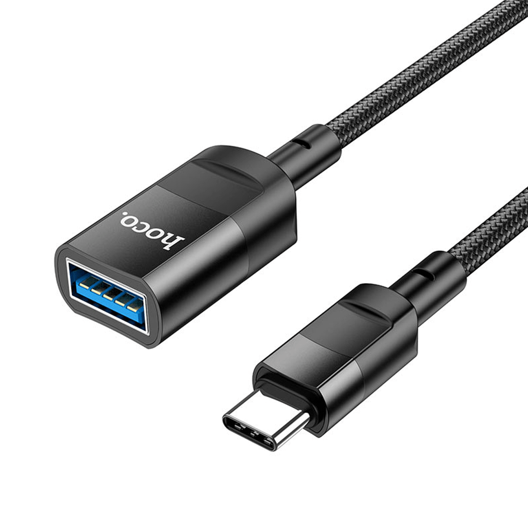 HOCO 3.0 USB-A Female to USB-C Male Extension Cable