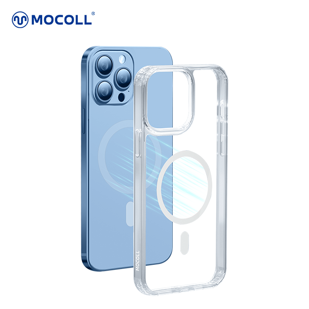 MOCOLL Crystal Series MagSafe Case for iPhone 15 Series