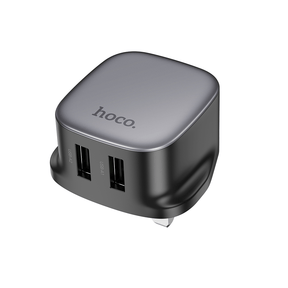 HOCO USB-A Dual Port Charging Adapter