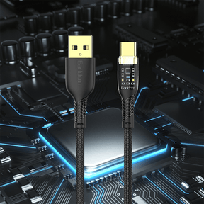 Earldom USB-A to USB-C Braided Cable (1M)