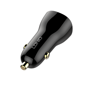 LDNIO 60W PD QC 3.0 Dual-Port Fast Car Charger