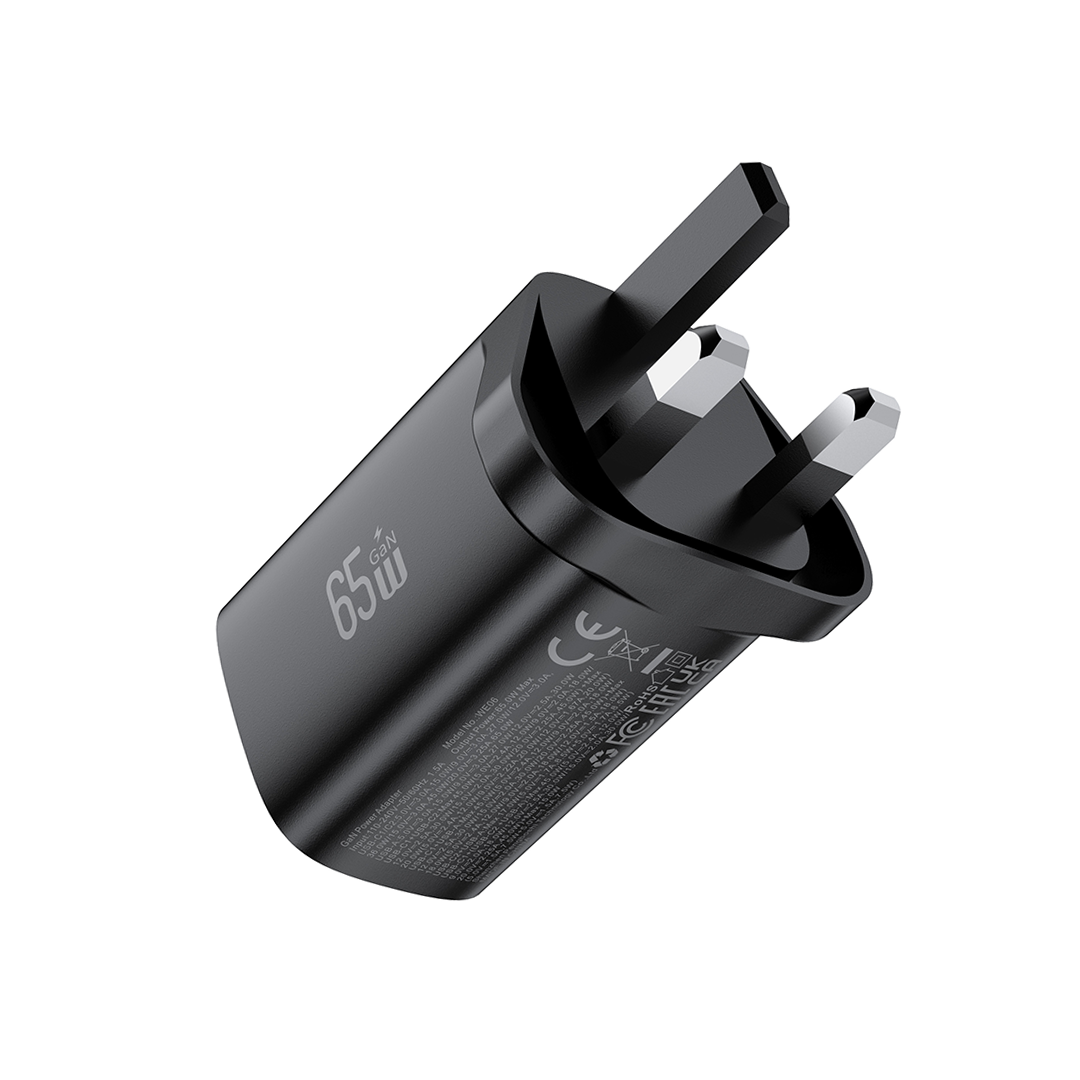 Palpro 65W GaN Dual Port USB-C+USB-A PD Charger
