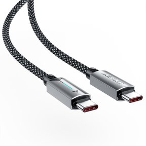 AceFast PD 60W USB-C Fast Charging Aluminum Alloy Braided Power Indicating Cable (1.2M)